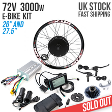 Load image into Gallery viewer, UK Stock - 72V 3000w E-bike Kit