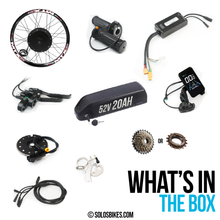 Load image into Gallery viewer, NEW 2000w kit + 52v 20Ah Battery