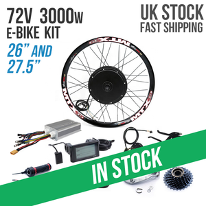 UK Stock - 72V 3000w E-bike Kit