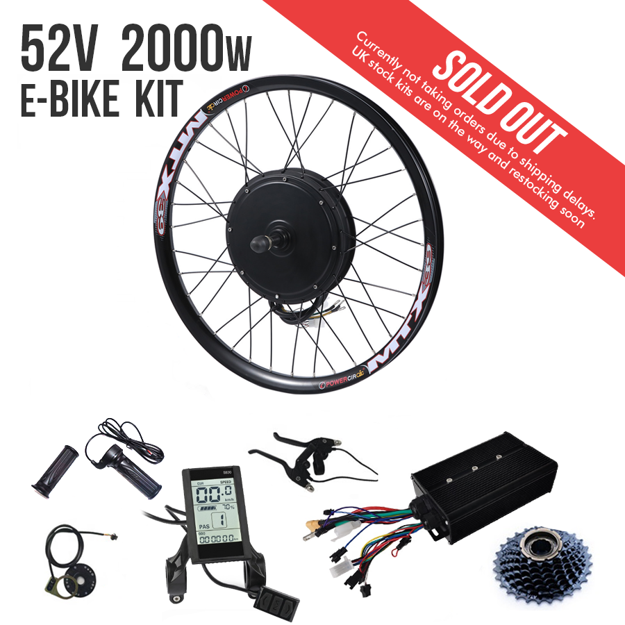 UK Stock - 2000w ebike kit