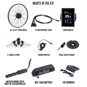 UK Stock - 26” and 28" 250w ebike kit with Battery