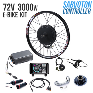 72V 3000w E-bike Kit - Sabvoton Controller